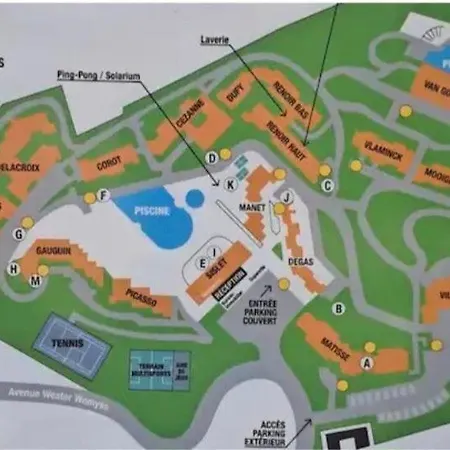 아파트 A 5 Mn Des Plages - Piscine- Tennis - Parking - 4 Personnes 칸느